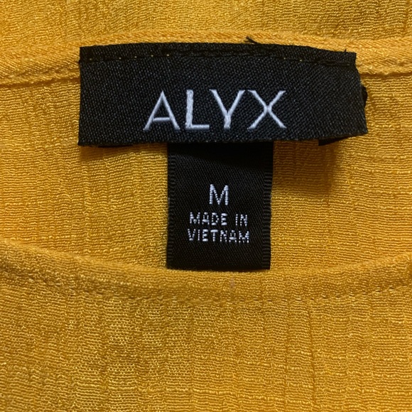 Alyx Goldenrod Flounce Sleeve Blouse M - Picture 2 of 5
